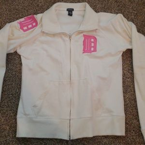 Womens Detroit Tigers Zip Up Sweathsirt
